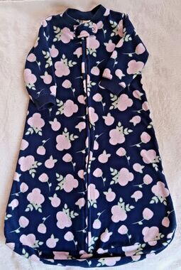 Sleep Sack 0 To 9 months HB girl Floral Northern Fleece baby infant sleepwear